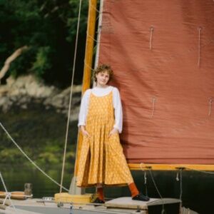Banjaara Zennor Midi Dress - Sunflower Dabu (One Size)
